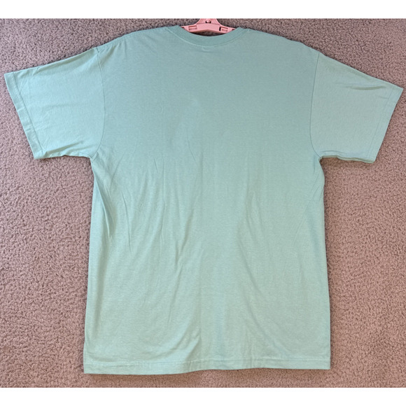 Gildan Hammer H000 Mens Unisex T Shirt Large Mint Green - Picture 3 of 10